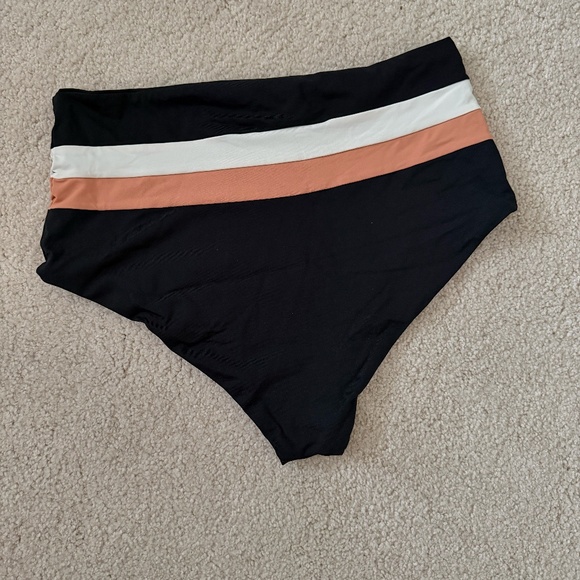 L*Space Rebel Stripe Bikini Bottom - Picture 2 of 2
